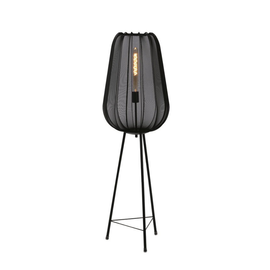 Plumeria metal floor lamp