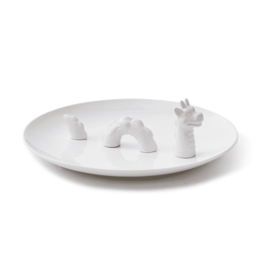 Dragon porcelán tál