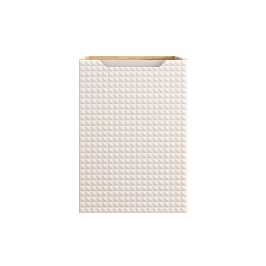 Baggy woven chenille pouf