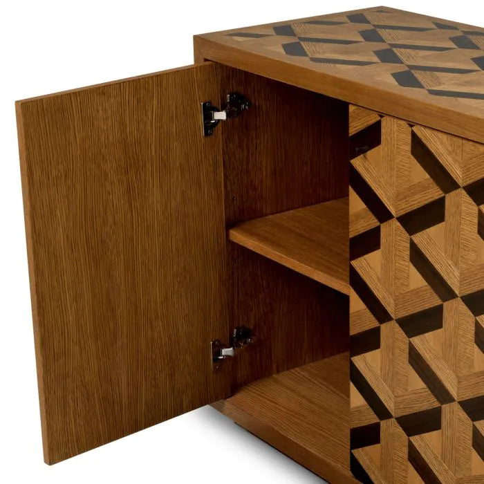 Modesto wooden bedside table