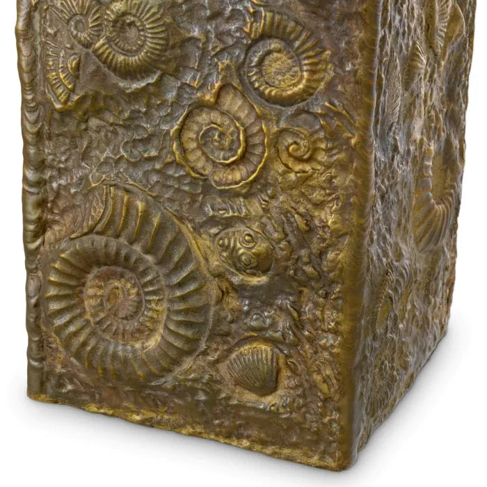 Jasper round metal flower pot medium