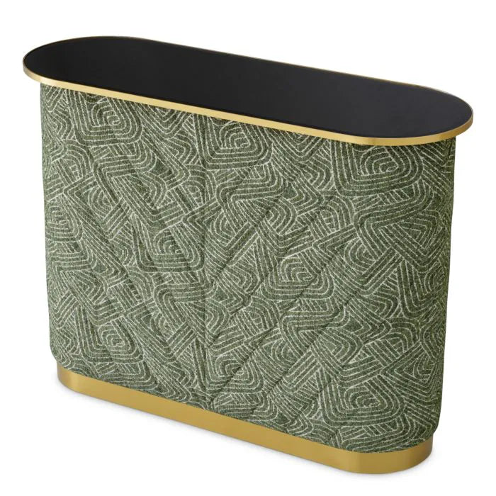 Matthew bárpult– Luxus bársony és szálcsiszolt sárgaréz