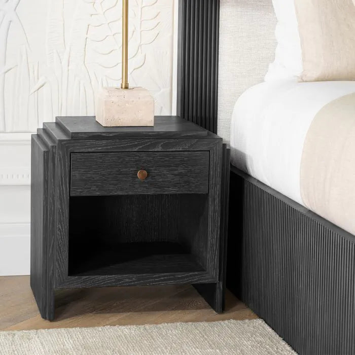 Cabana wooden bedside table