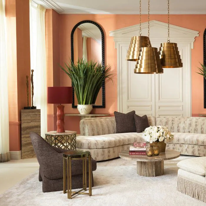 Northbridge L dekorációs oszlop – Ezüst travertin