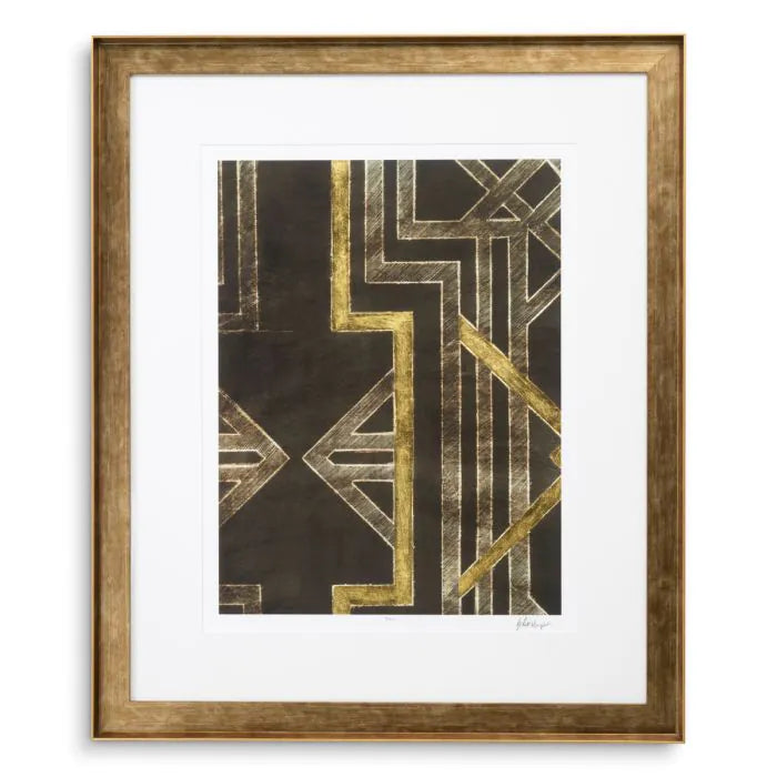 Trellis Pattern I dizájn falikép szett