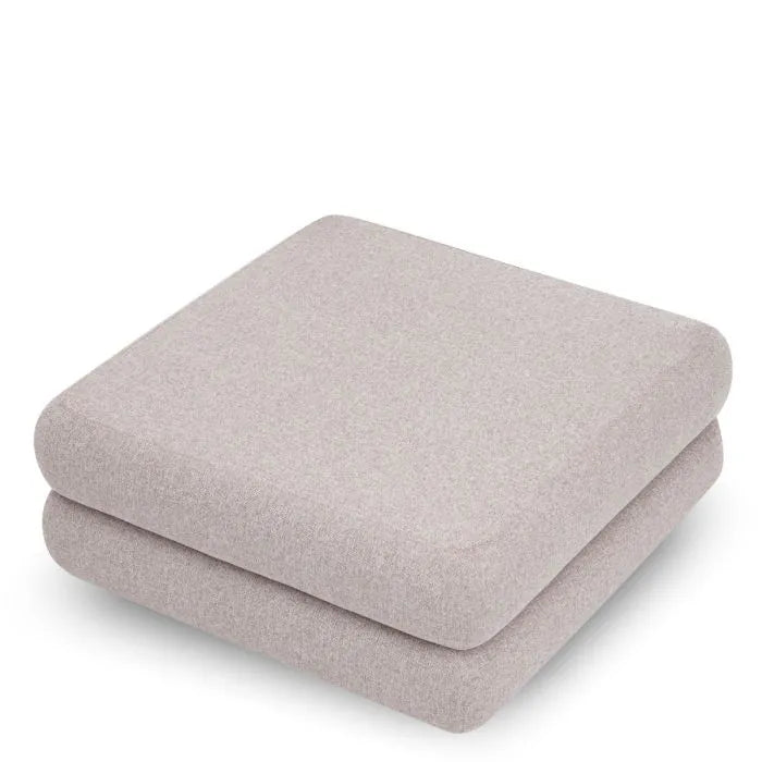 Malaga kültéri moduláris puff / lábtartó – Mauritius világosszürke