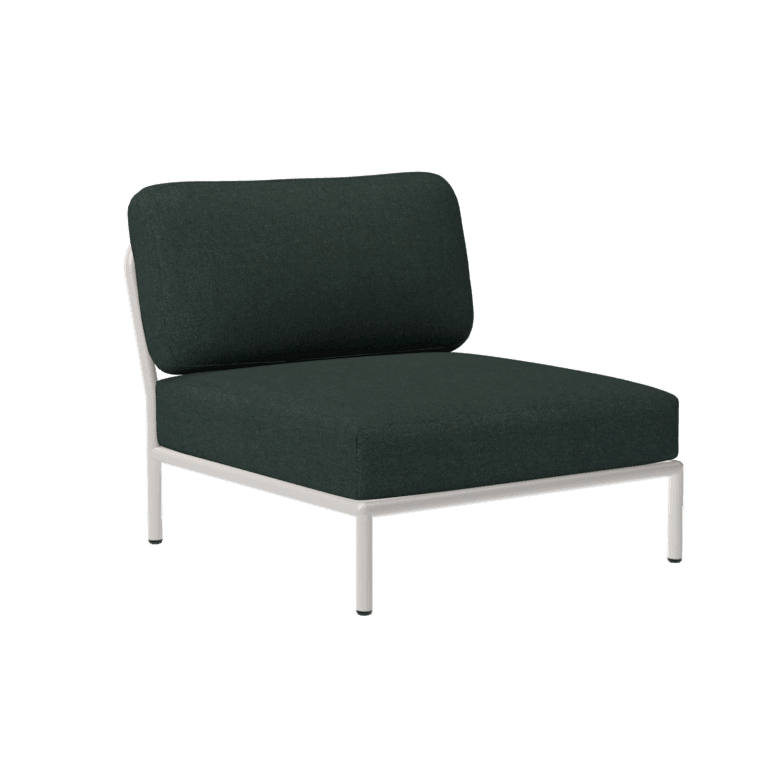 LEVEL szövet fotel fehér lábbal - Dutch Home