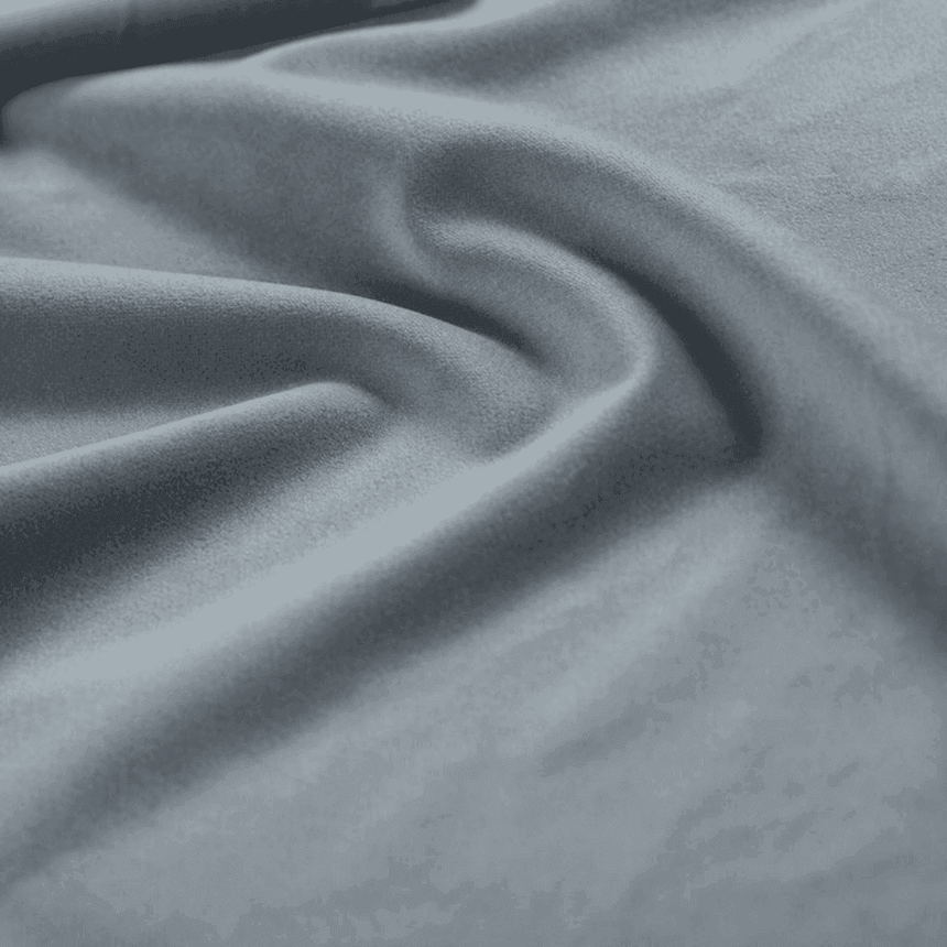 Kelp wide velvet bed frame 140x200