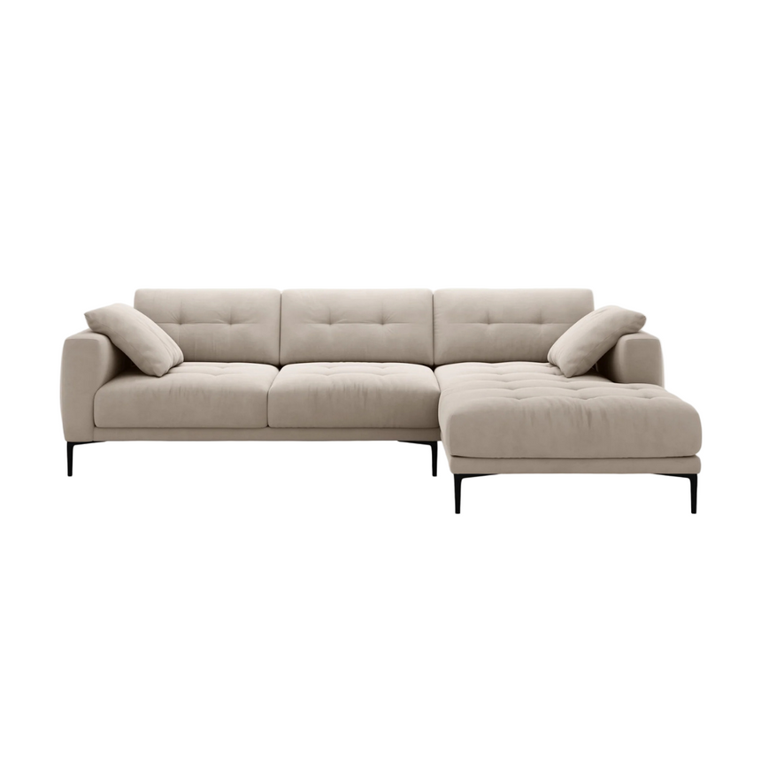 Bemy jobbos bársony sarokkanapé 295x174