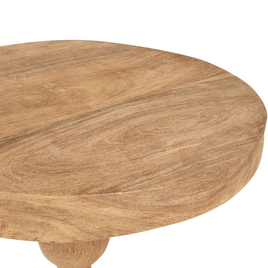 Boule wooden storage table Ø50