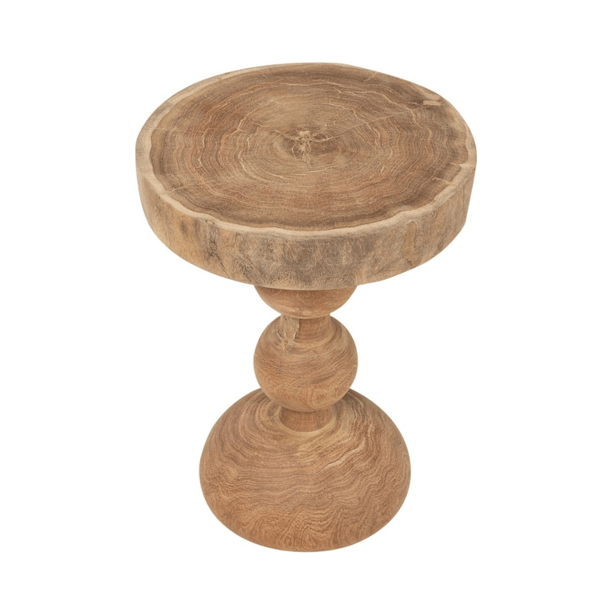 Boule wooden storage table Ø33