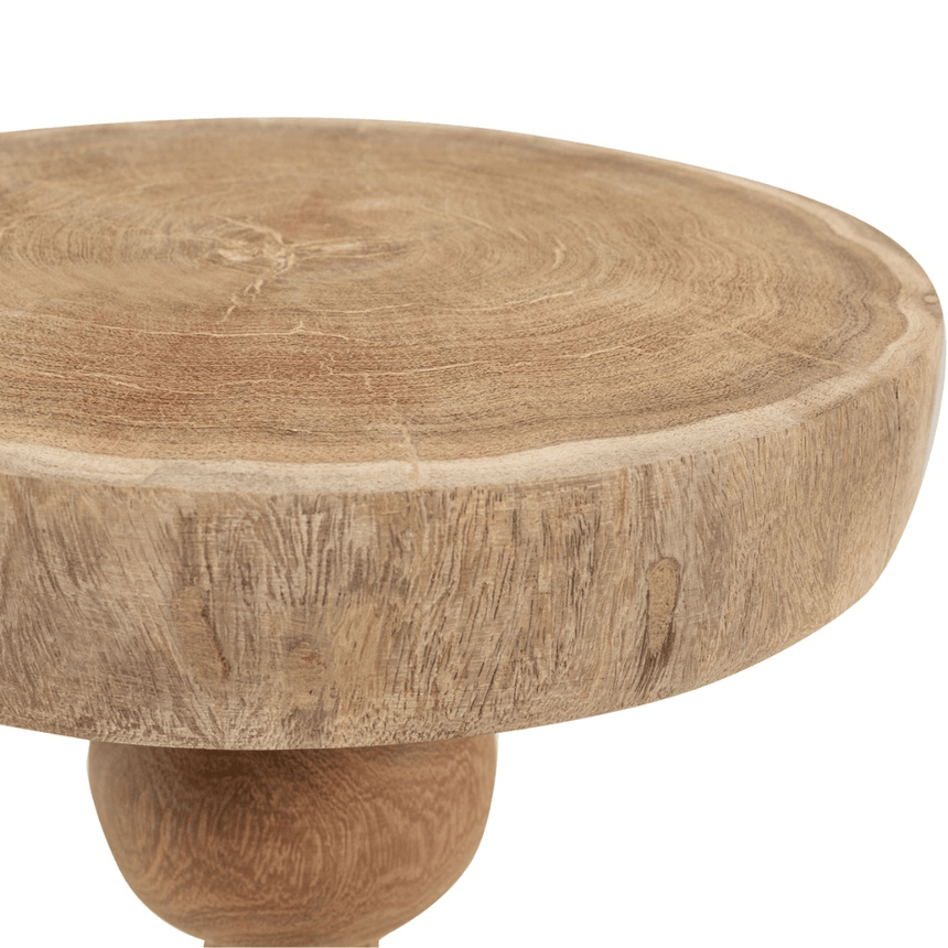 Boule wooden storage table Ø33
