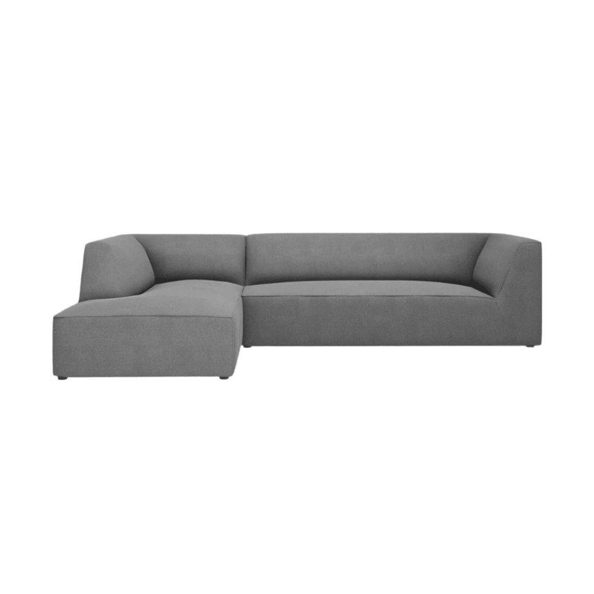 Ruby left-hand fabric corner sofa 273x180