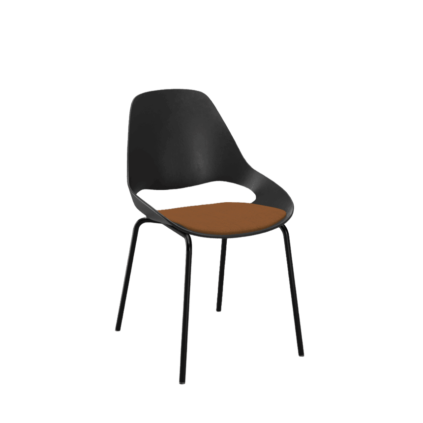 FALK szövet szék fekete lábbal - Dutch Home