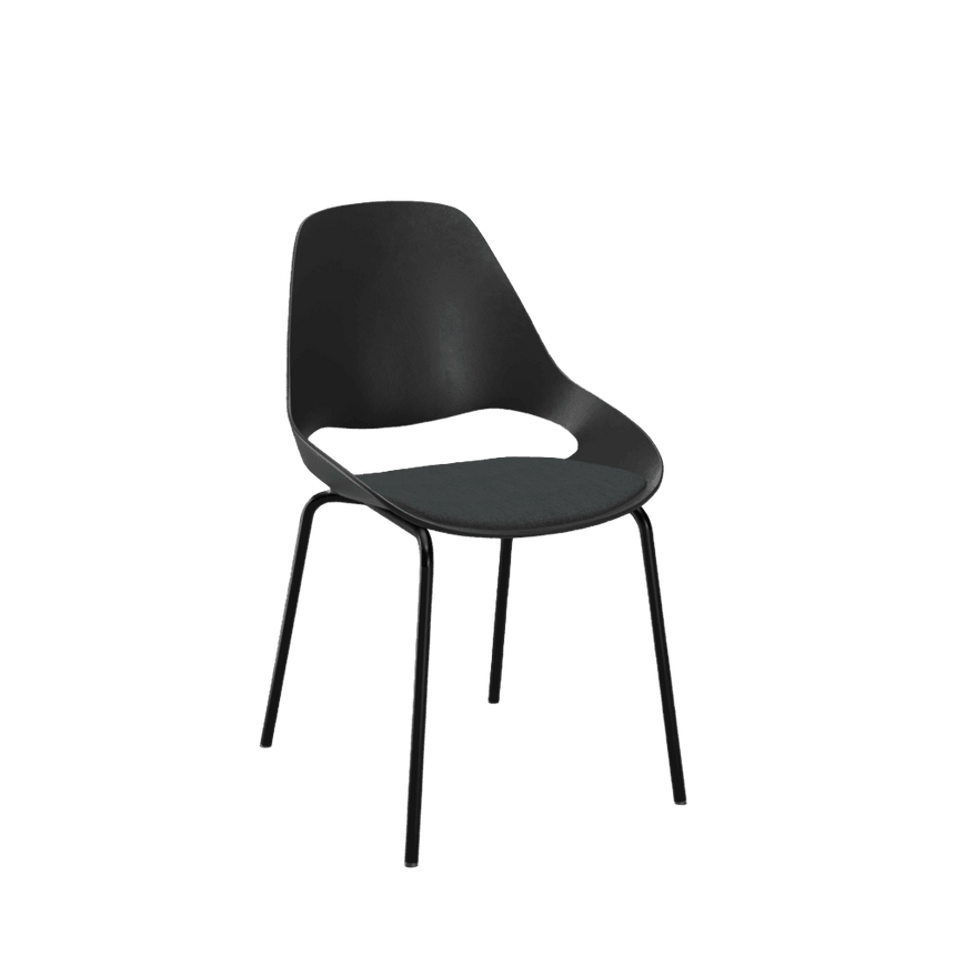 FALK szövet szék fekete lábbal - Dutch Home