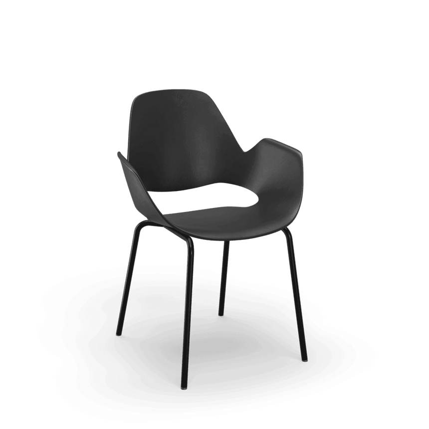 FALK karfás PP szék fekete lábbal - Dutch Home