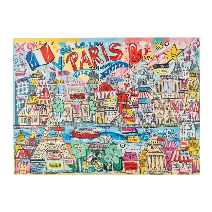 Paris Popart vászon falikép