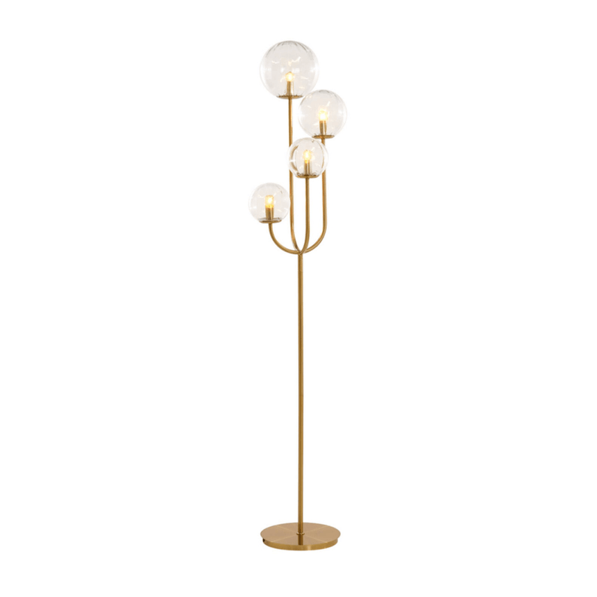Magdala metal floor lamp 4 bulbs