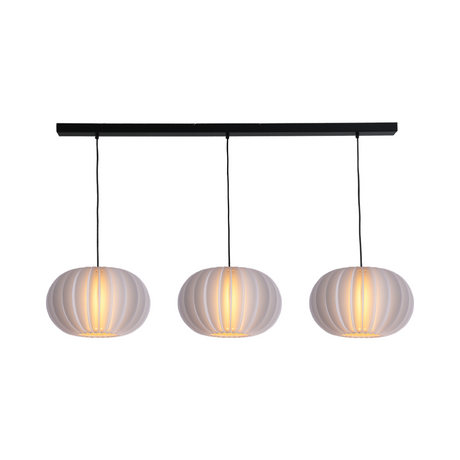 Arena 3-bulb acrylic pendant lamp