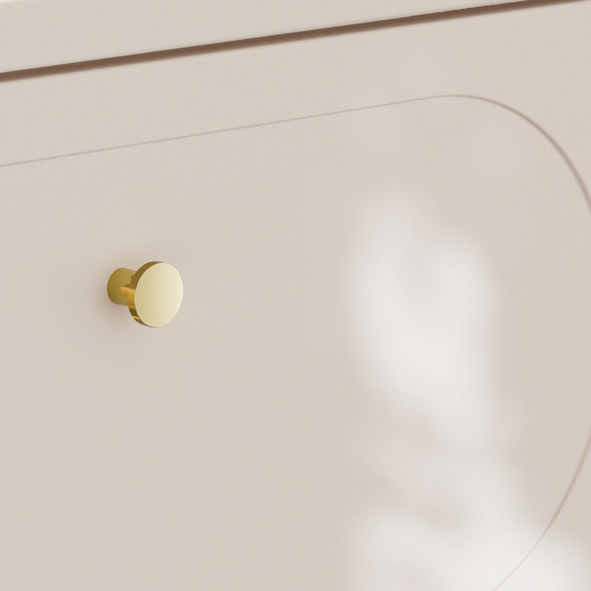 Baggy woven chenille pouf