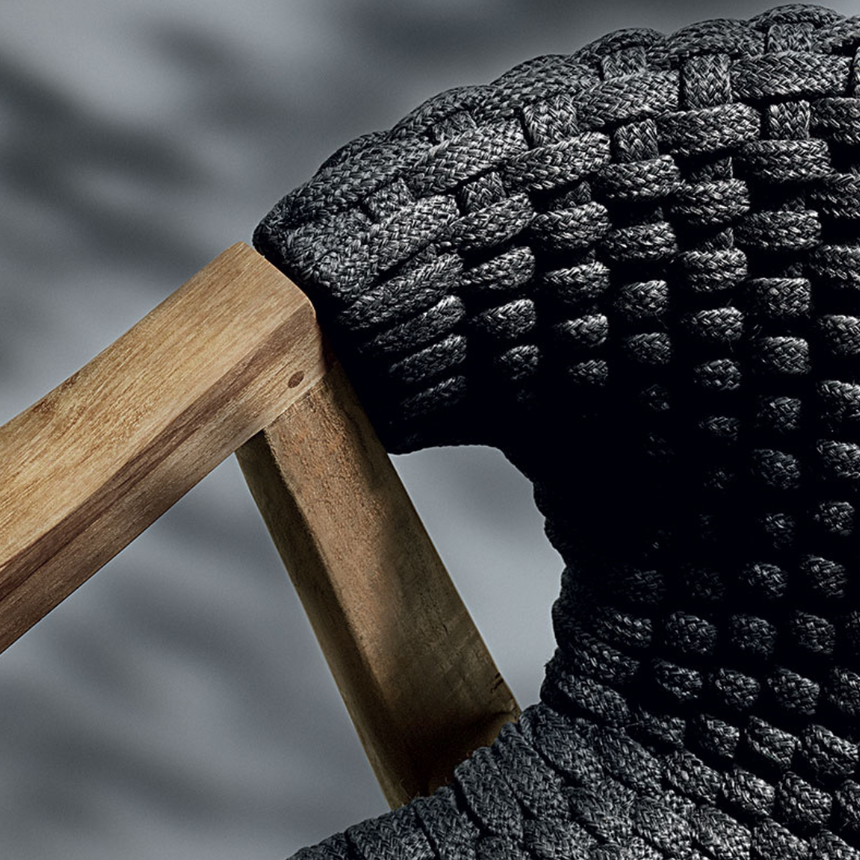 Knit Lounge kerti fotel