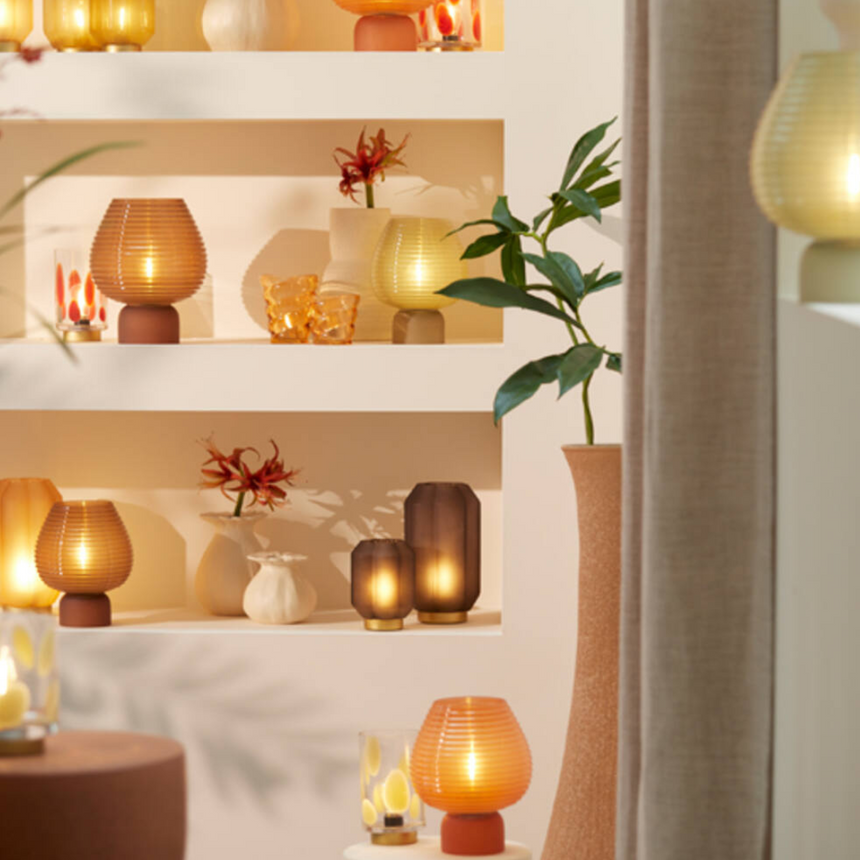 Alenna üveg asztali lámpa Ø22