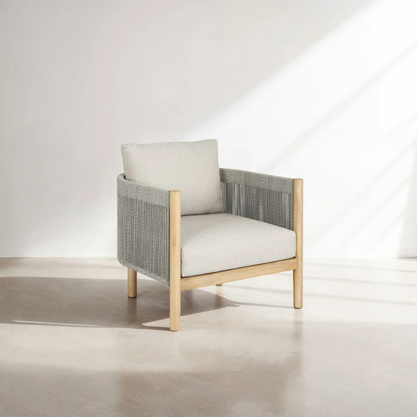 Majorelle szövet kerti fotel