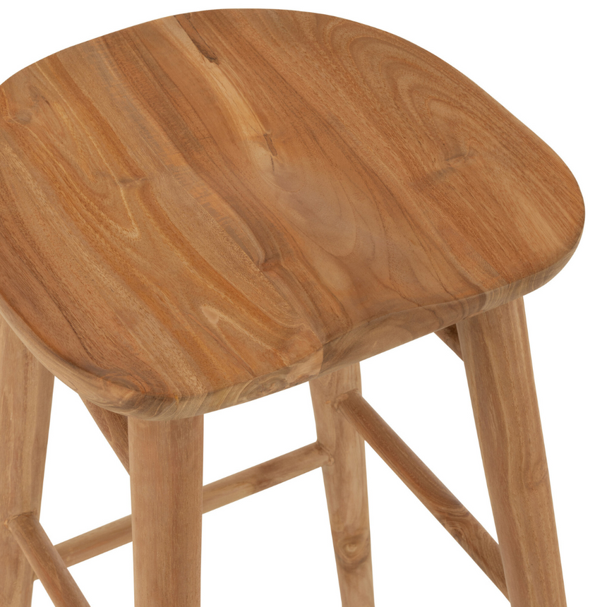 Mika wooden bar stool