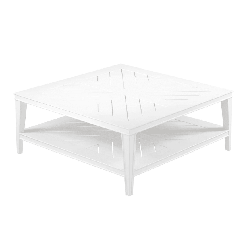 Bell Rive metal garden coffee table 100x100