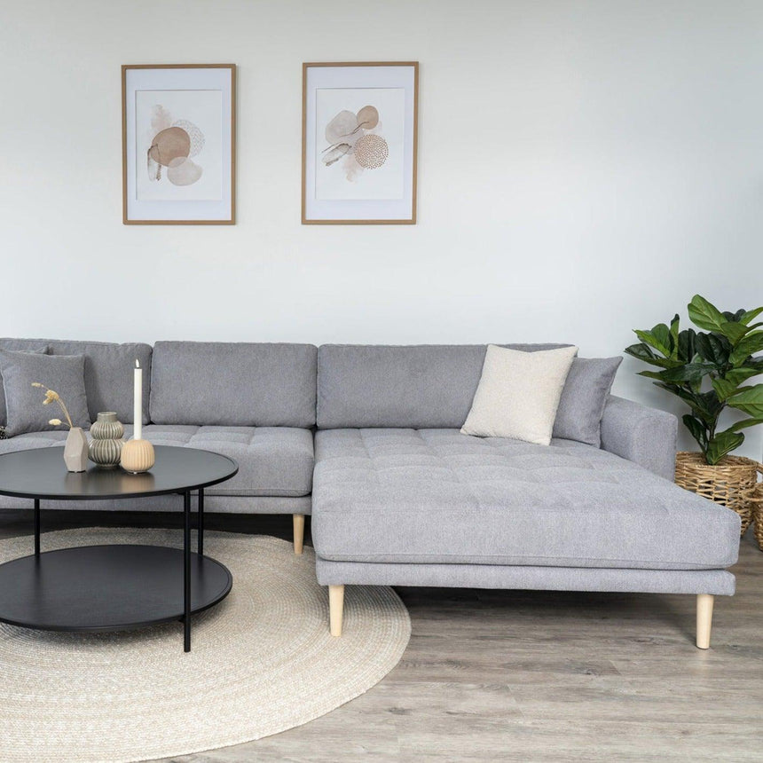 Lido szövet kanapé jobb ottomános - Dutch Home