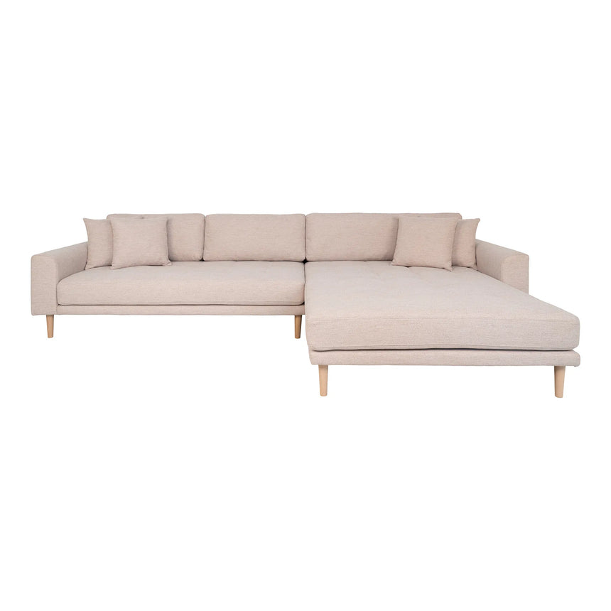Lido right-hand fabric corner sofa