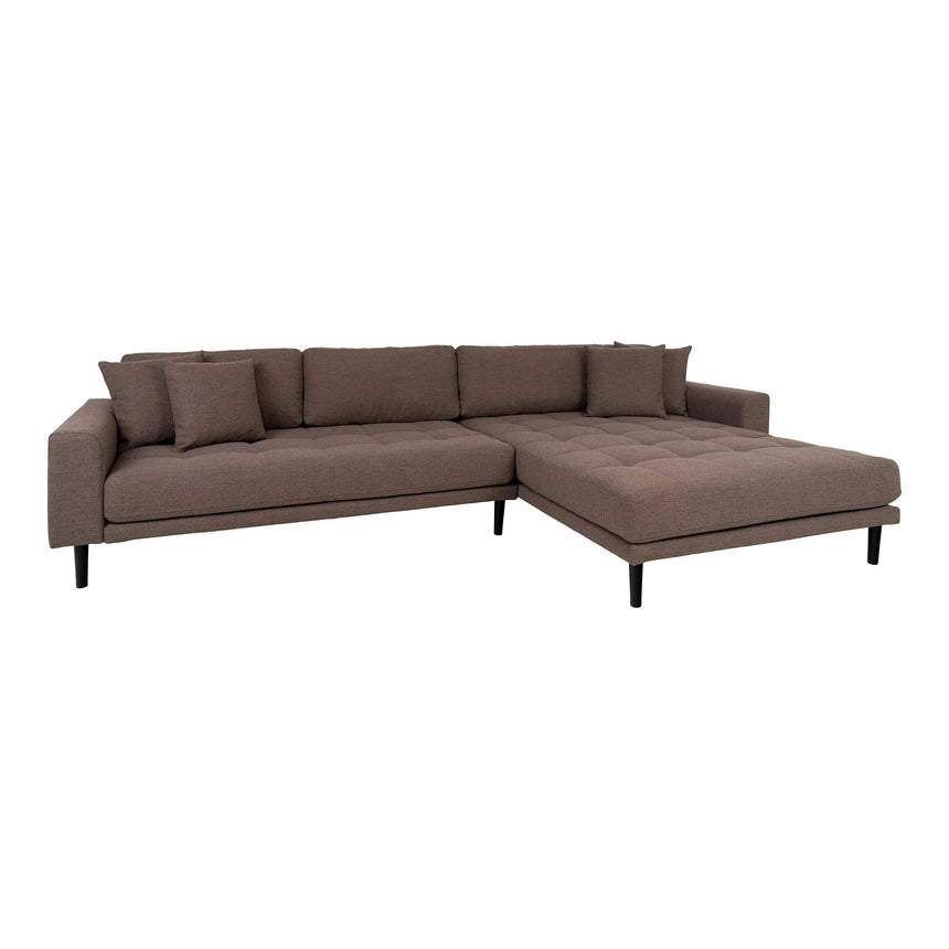 Lido right-hand fabric corner sofa