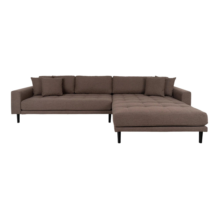 Lido right-hand fabric corner sofa