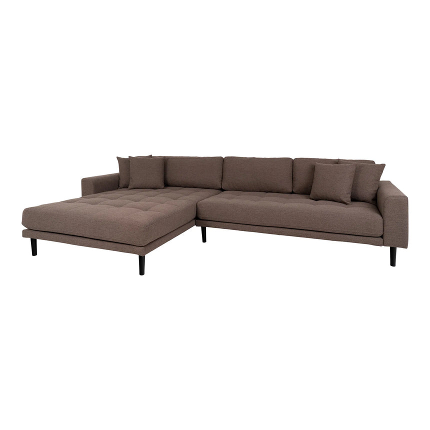 Lido left-hand fabric corner sofa