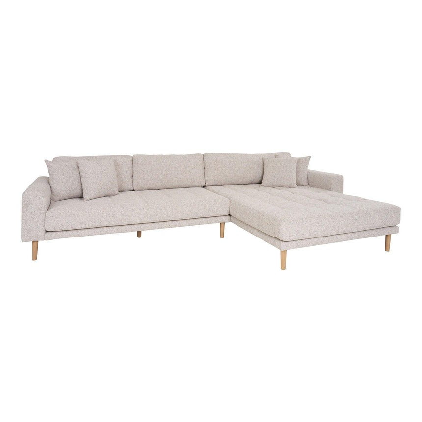 Lido right-hand fabric corner sofa