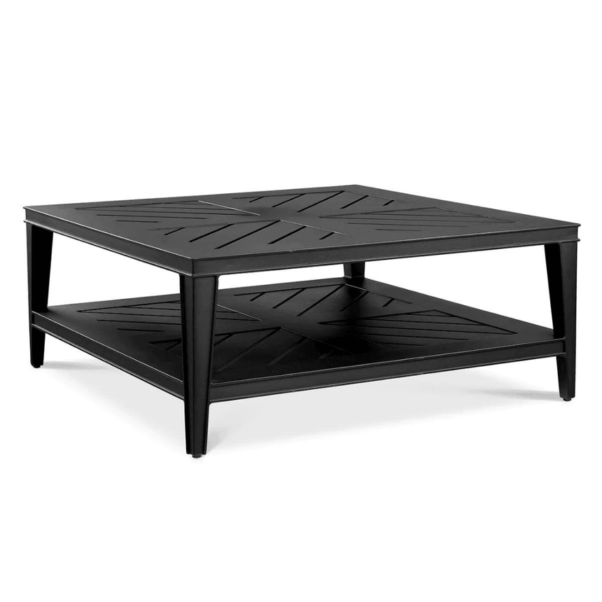 Bell Rive metal garden coffee table 100x100