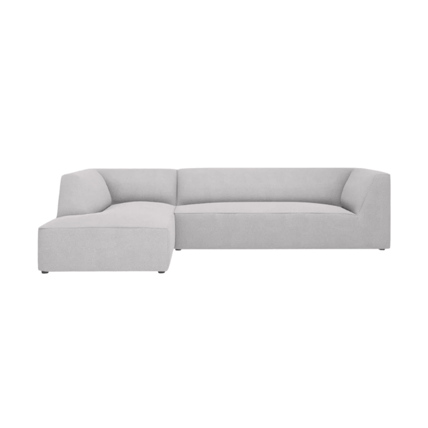 Ruby left-hand fabric corner sofa 273x180
