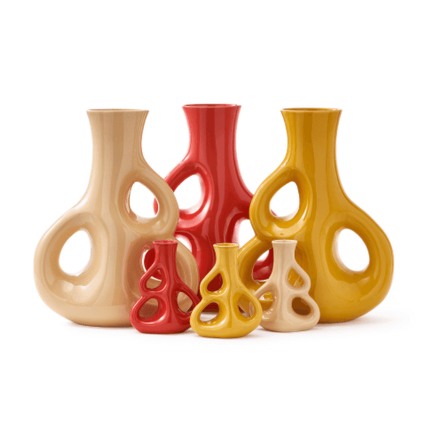 Three Ears ceramic vase 50.5cm