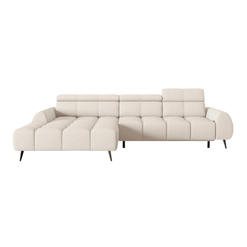 Alyse left-hand fabric corner sofa