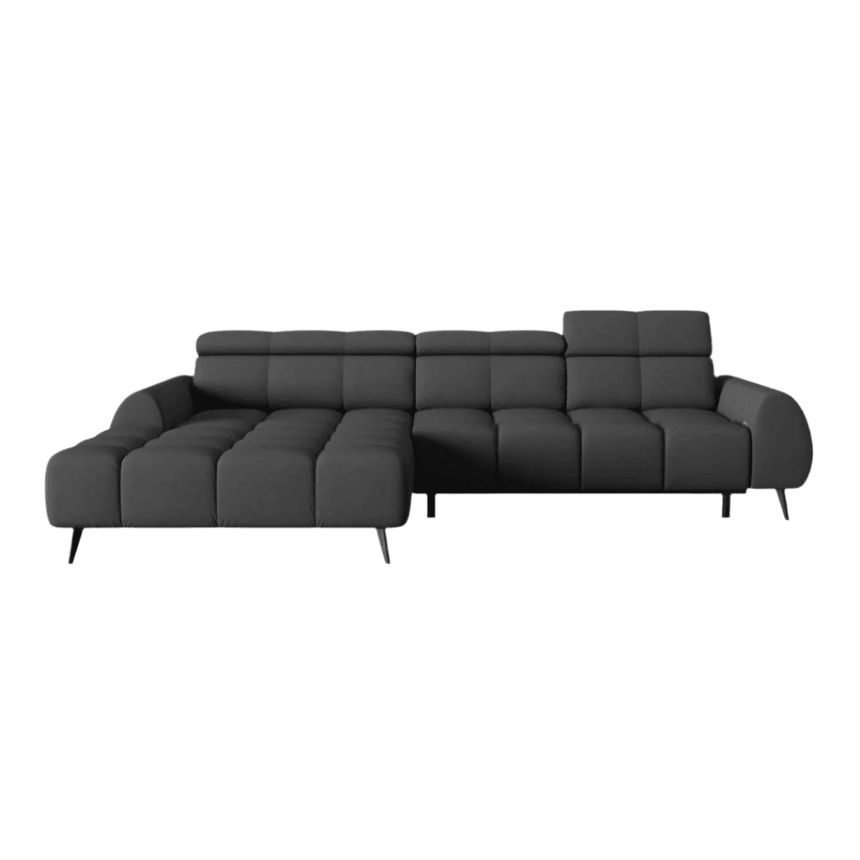 Alyse left-hand fabric corner sofa