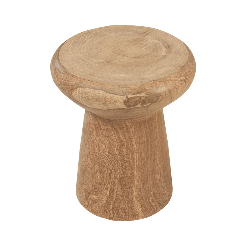 Mush wood storage table