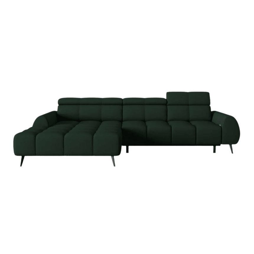 Alyse left-hand fabric corner sofa