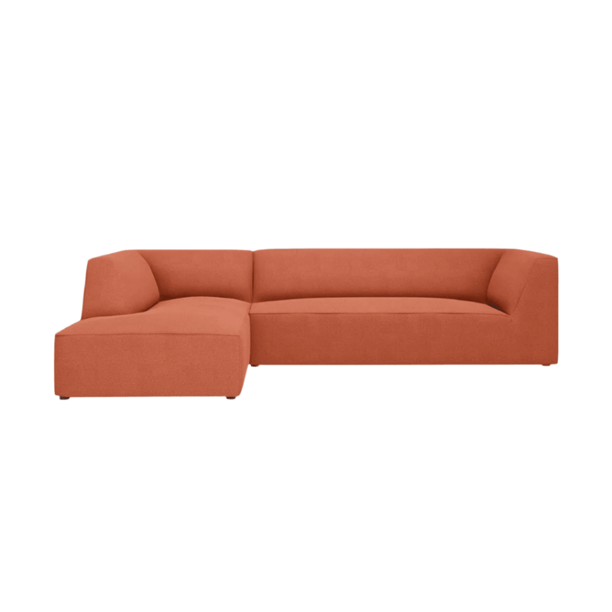 Ruby left-hand fabric corner sofa 273x180
