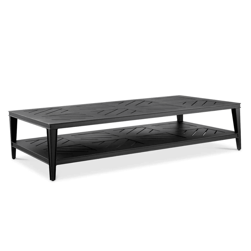 Bell Rive metal garden coffee table 180x90