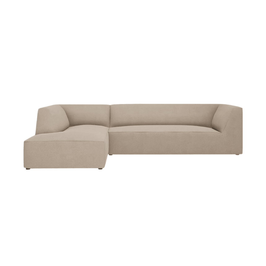 Ruby left-hand fabric corner sofa 273x180