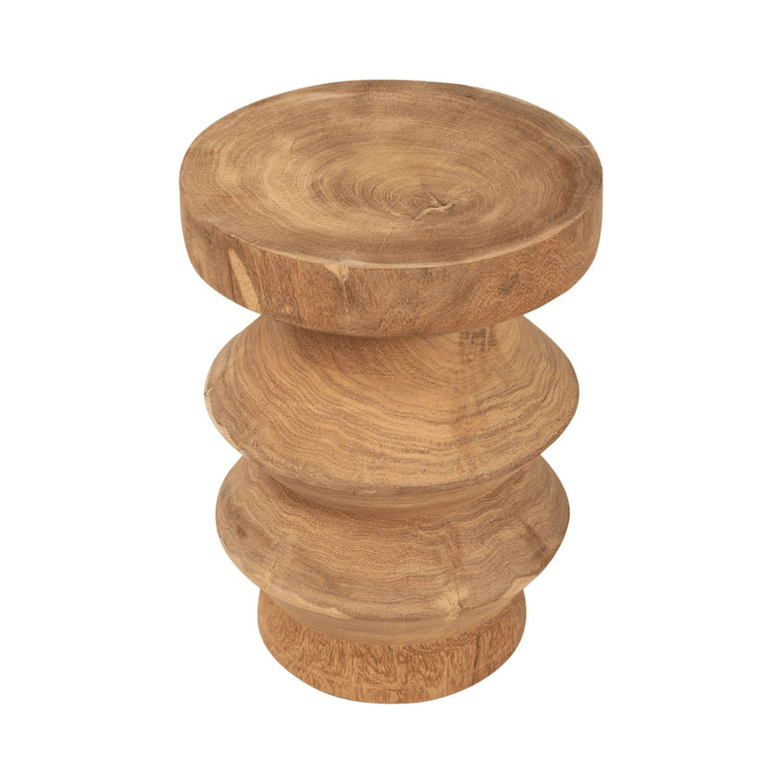 Rook wooden storage table