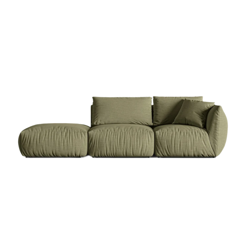 Ruby 3-seater corduroy sofa