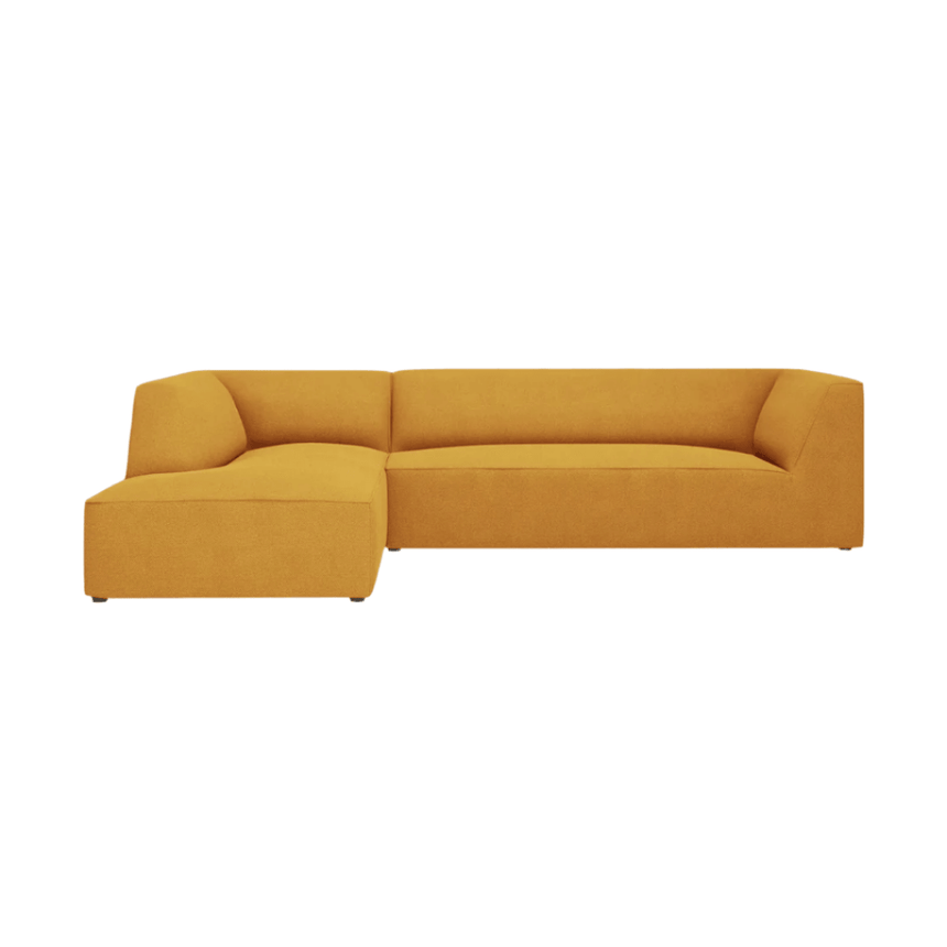 Ruby left-hand fabric corner sofa 273x180