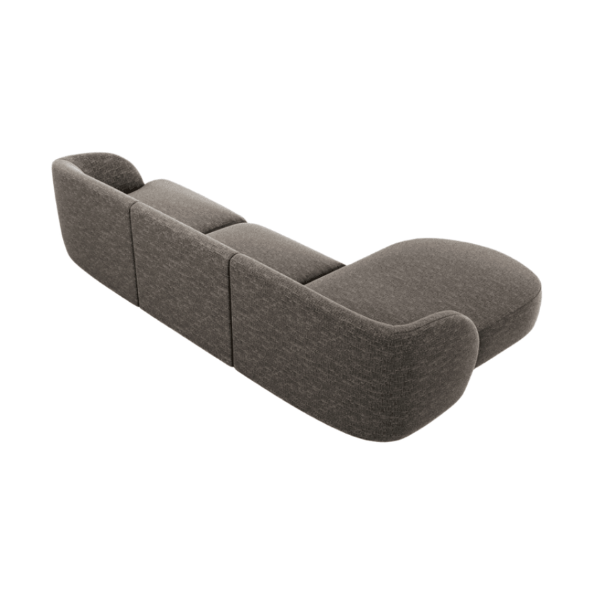 Miley balos zsenília sarokkanapé 255x156