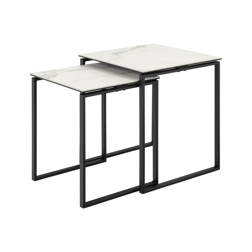 Katrine ceramic coffee table 50x50 set